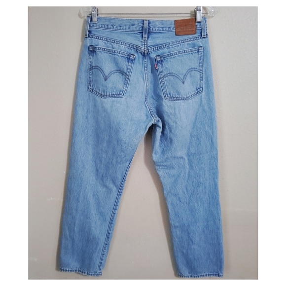 Levi's Wedgie Straight Jeans Authentically Yours Size 28 - Picture 3 of 6